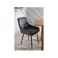 Scaun Tapitat ALBI VELVET Genarom SN Albastru / Tap. 91